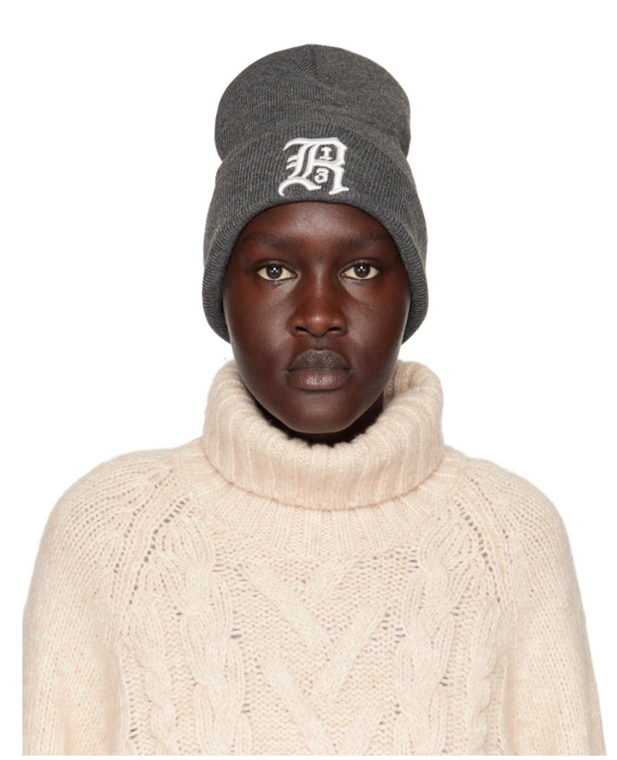 R13 Grey Beanie o/s