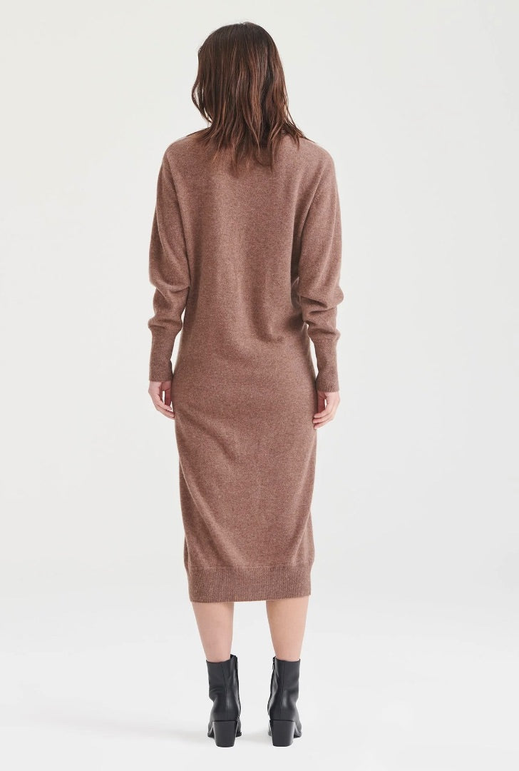 Naadam Signature Cashmere Dress Latte S