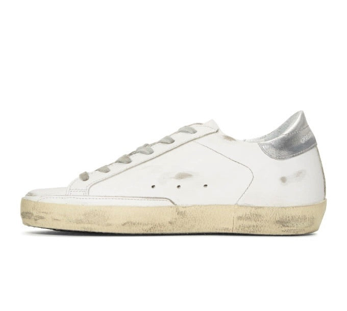 Golden Goose Gold Glitter Superstar Sneaker 38