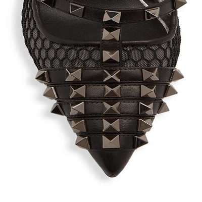 Valentino Garvani 100mm Alcove Fishnet Pump 38
