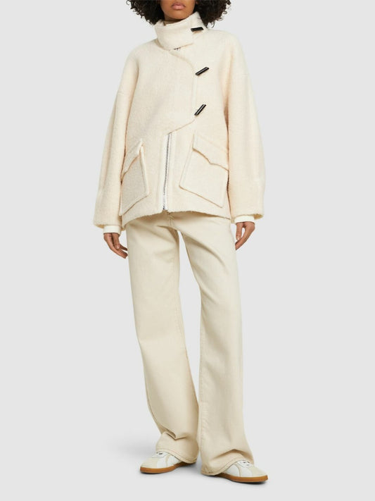 Ganni Wool Drop Shoulder Jacket 36