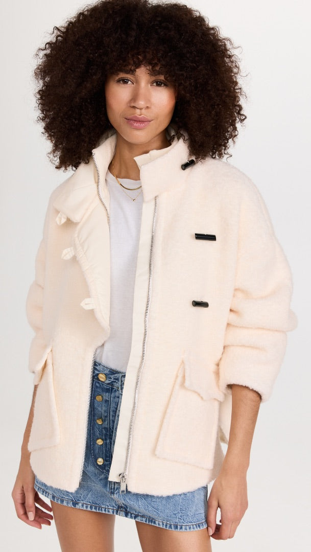 Ganni Wool Drop Shoulder Jacket 36