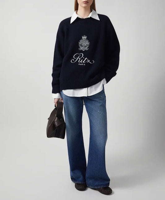 FRAME Ritz Paris Cashmere Sweater BNWT S