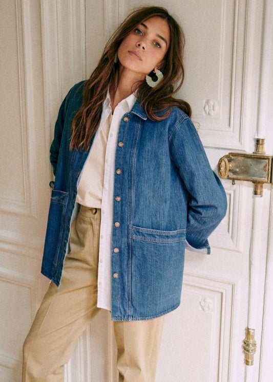 Sezane Will Denim Jacket S