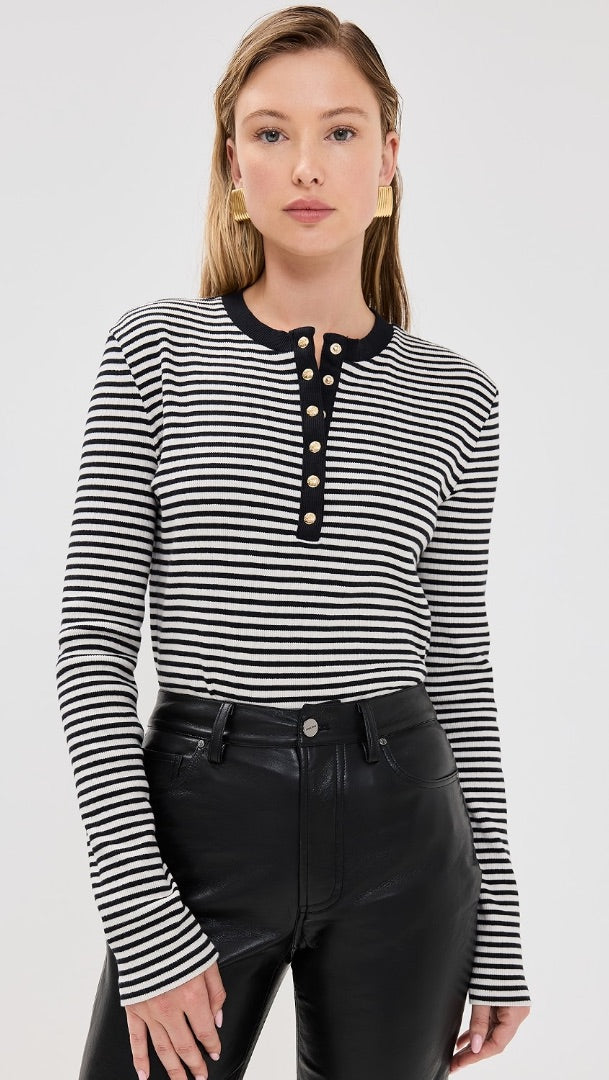 Anine Bing Alessia Long Sleeve T S/M