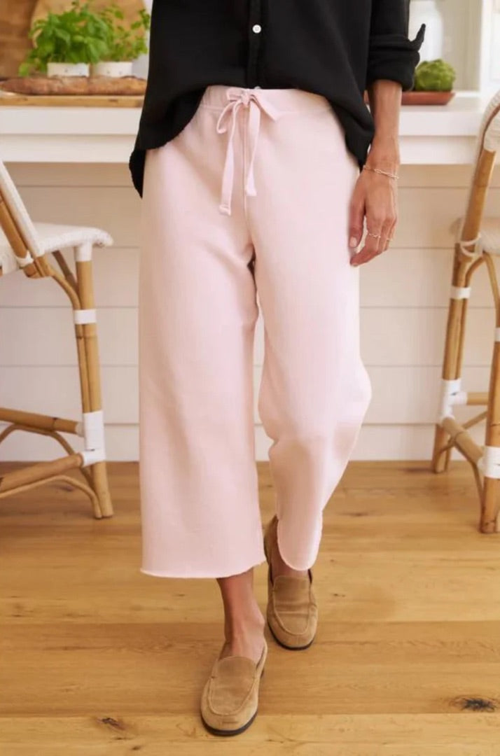 Frank & Eileen Patrick Popover & Matching Cropped Sweatpants in Vintage Rose (Set) - Size Small