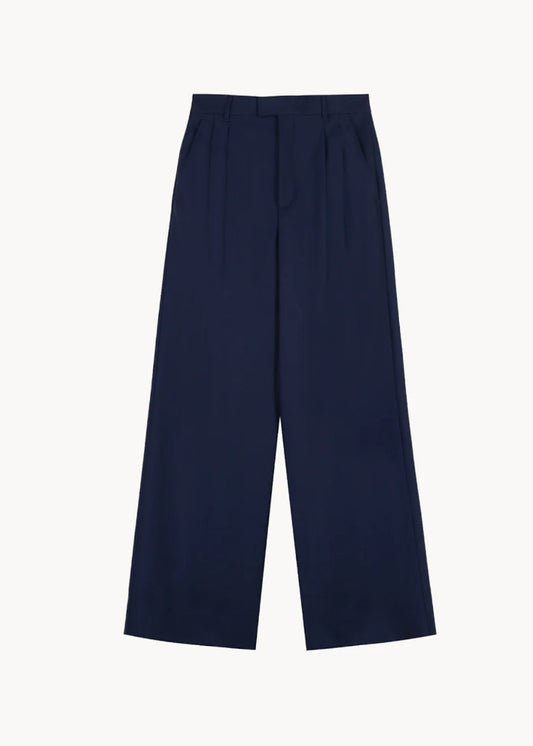 Armarium Navy Giorgia Pant in Wool - Size 40IT (Altered)