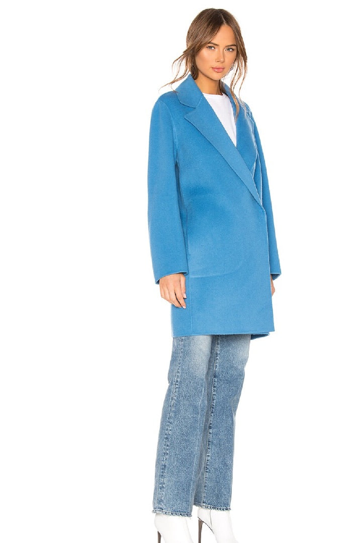 Theory Boy Coat in Dark Sea Glass - Size XS (Oversized Fit. Would fit a Small)