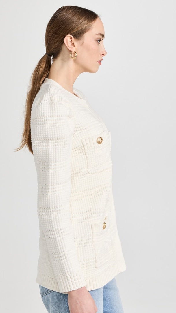 L'Agence Marina Textured Cardigan BNWT - Size Small