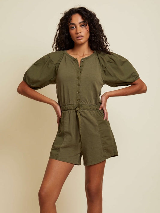 Nation LTD Garner Combo Romper in Ivy BNWT - Size XS