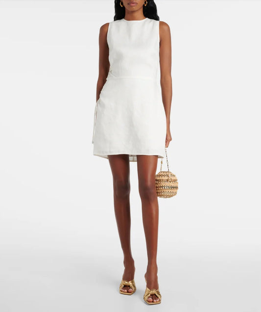 SIR D'Orsay Linen Minidress - Size 1 (Small)