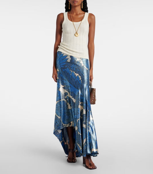 Etro Pointelle Cotton-Blend Tank Top - Size 40 (Small)
