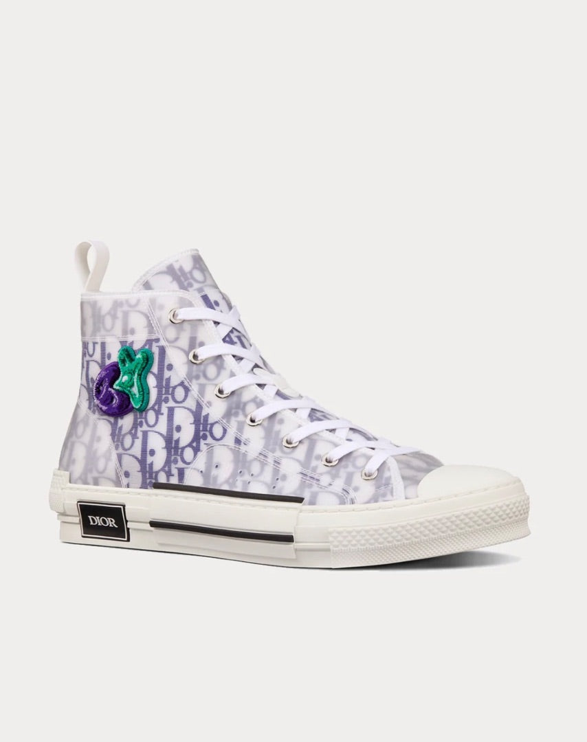 Dior X Kenny Scharf B-23 White & Purple 39