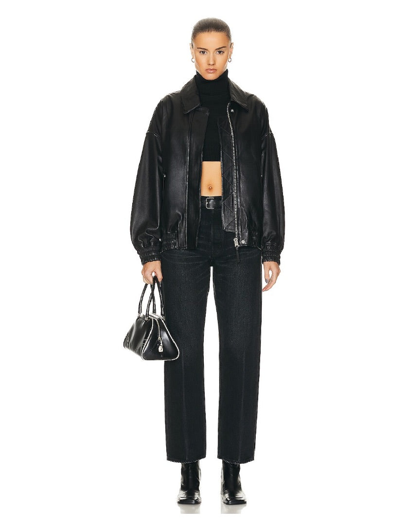Moussy Vintage Murrieta Wide Straight Leg Jeans - Size 26