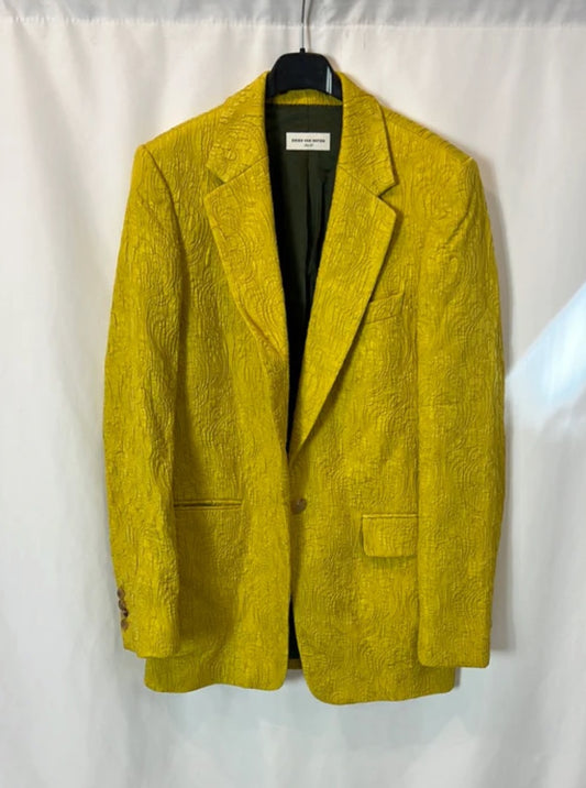 Dries Van Noten Blazer Textura in Pistacho - Size 38