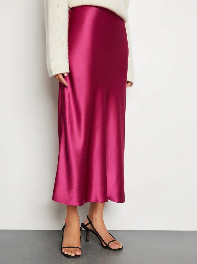 By Malene Birger Regie Top & Boshan Satin Midi Skirt Set - Size 32
