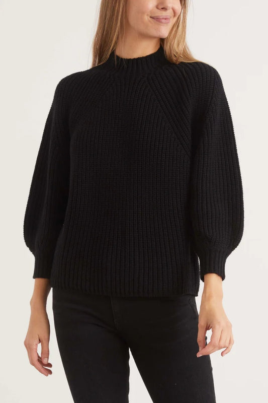Apiece Apart ECO NUEVA MEREL Sweater in Black - Size S