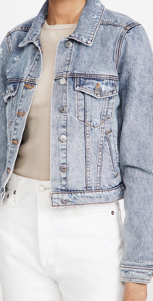Veronica Beard Cara Jean Jacket - Size S