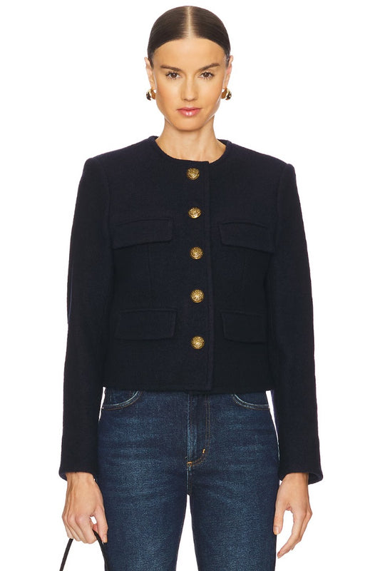 Veronica Beard Leslie Jacket in Navy - Size 4