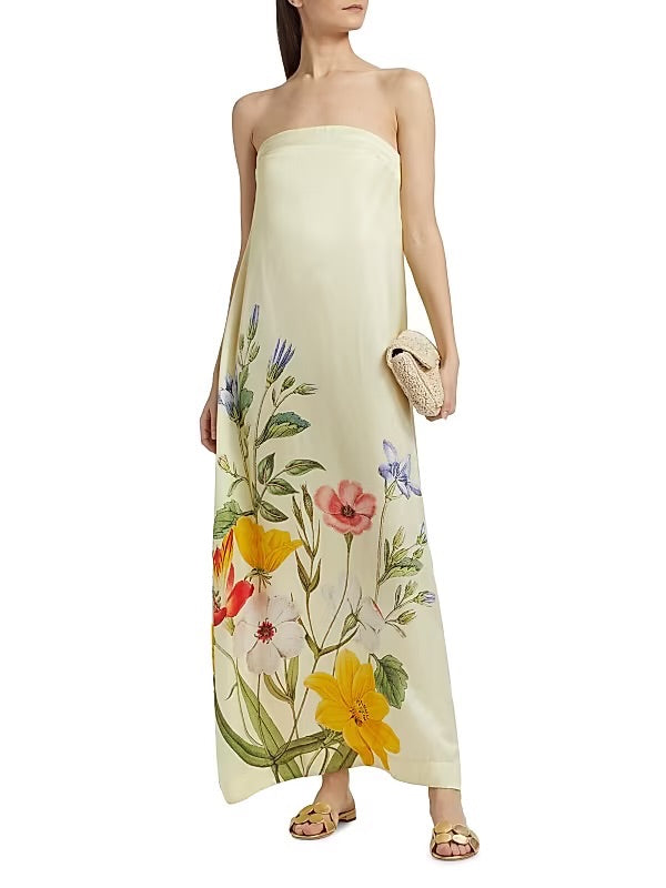 Aston Studios LUCIE DRESS IN BUTTERMILK FLEUR BNWT - Size 4(Fits like a 4/6)