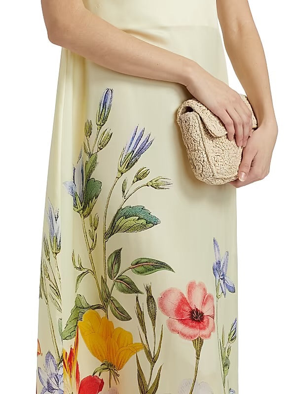 Aston Studios LUCIE DRESS IN BUTTERMILK FLEUR BNWT - Size 4(Fits like a 4/6)