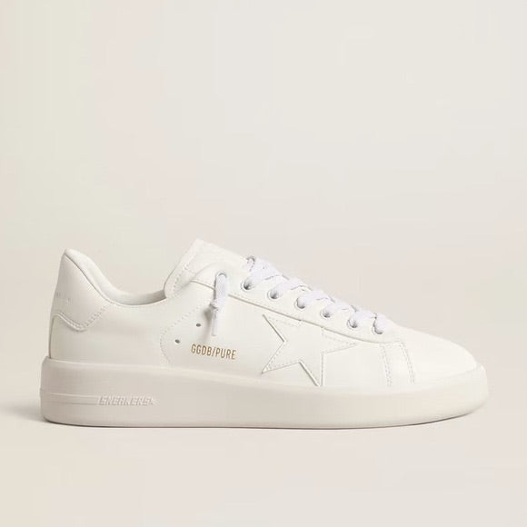 Golden Goose Women’s Bio-Based Purestar White Star Sneakers - Size 37