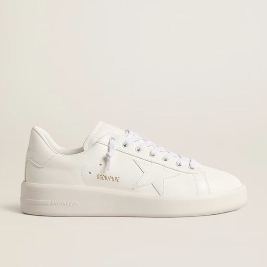 Golden Goose Women’s Bio-Based Purestar White Star Sneakers - Size 37