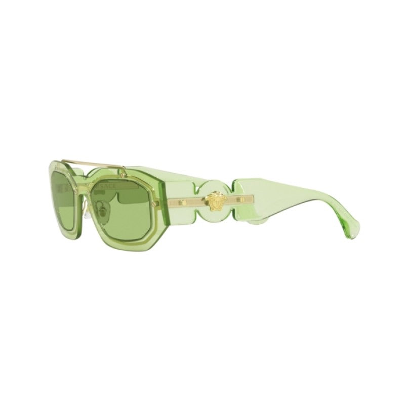 Versace Translucent Green Glasses