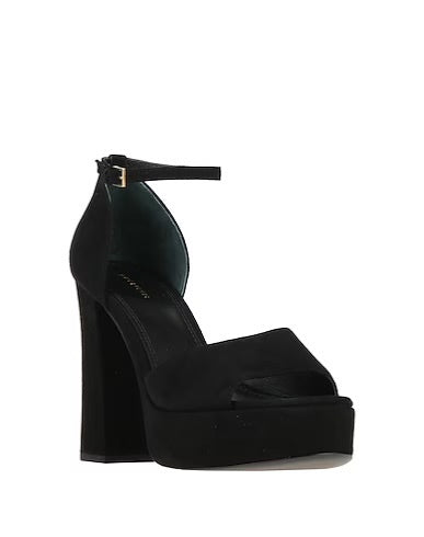 Tory Burch Platform Sandal 115mm in Black Suede - Size 7.5