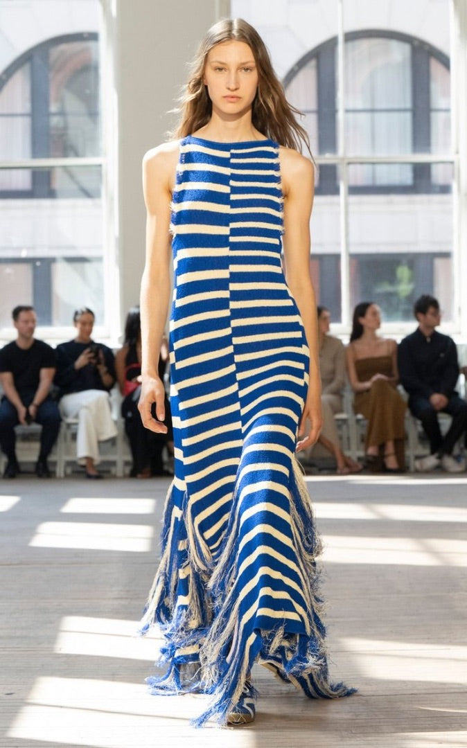 Proenza Schouler Yves Dress in Cobalt Multi-2 BNWT - Size L