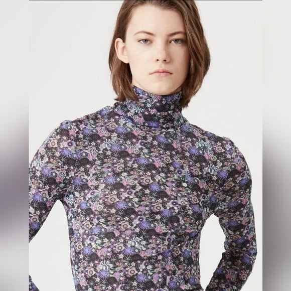 Isabel Marant Ladies Purple Joyela Roll Neck Top - Size 36