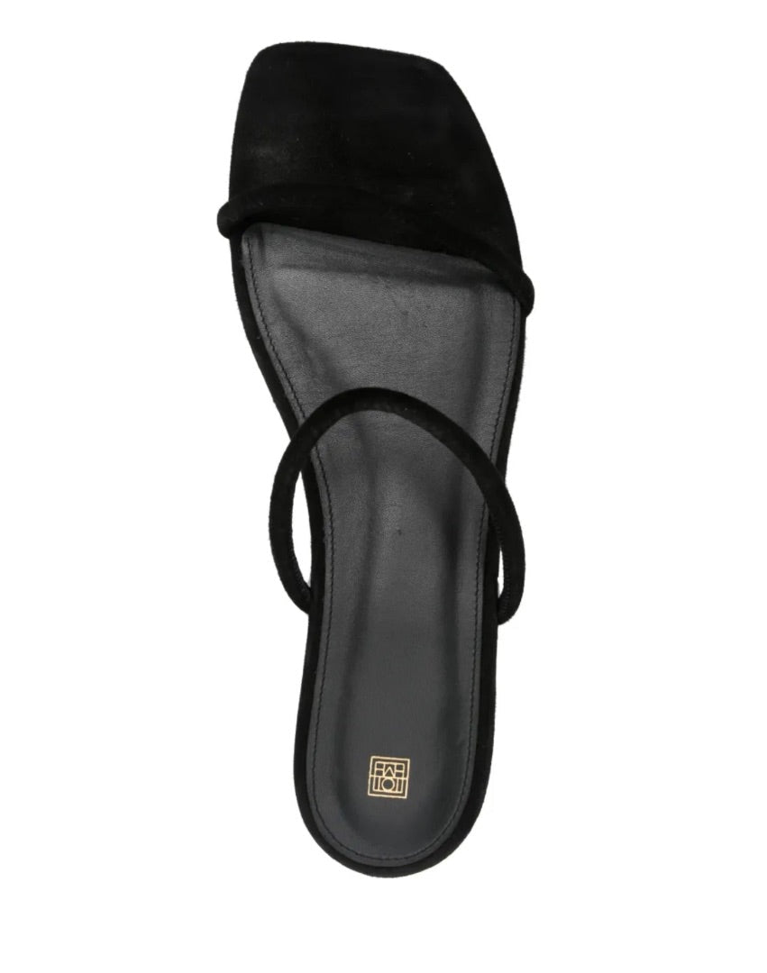 Totême Minimalist Suede Slides - Size 38