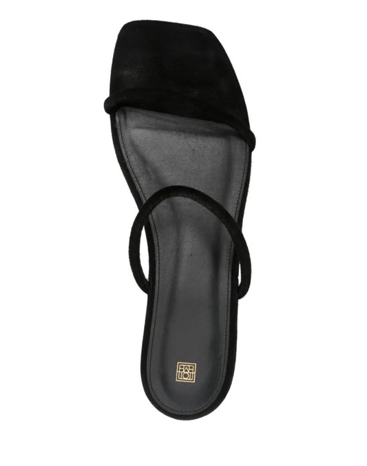 Totême Minimalist Suede Slides - Size 38