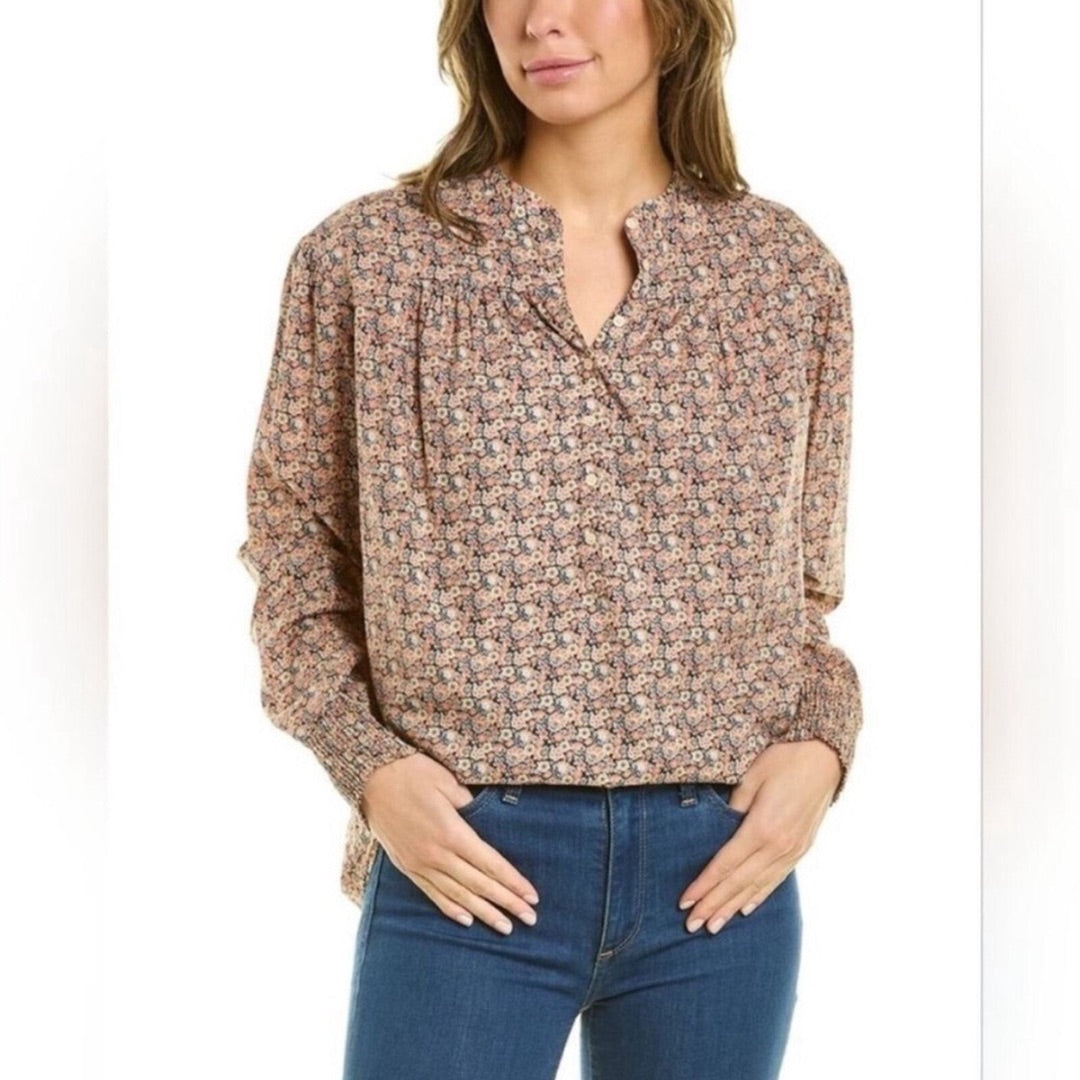 Ba&sh Freja Floral Print Blouse - Size XS