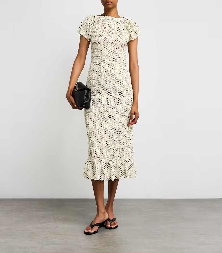Dôen Organic Cotton Georgene Midi Dress - Size M