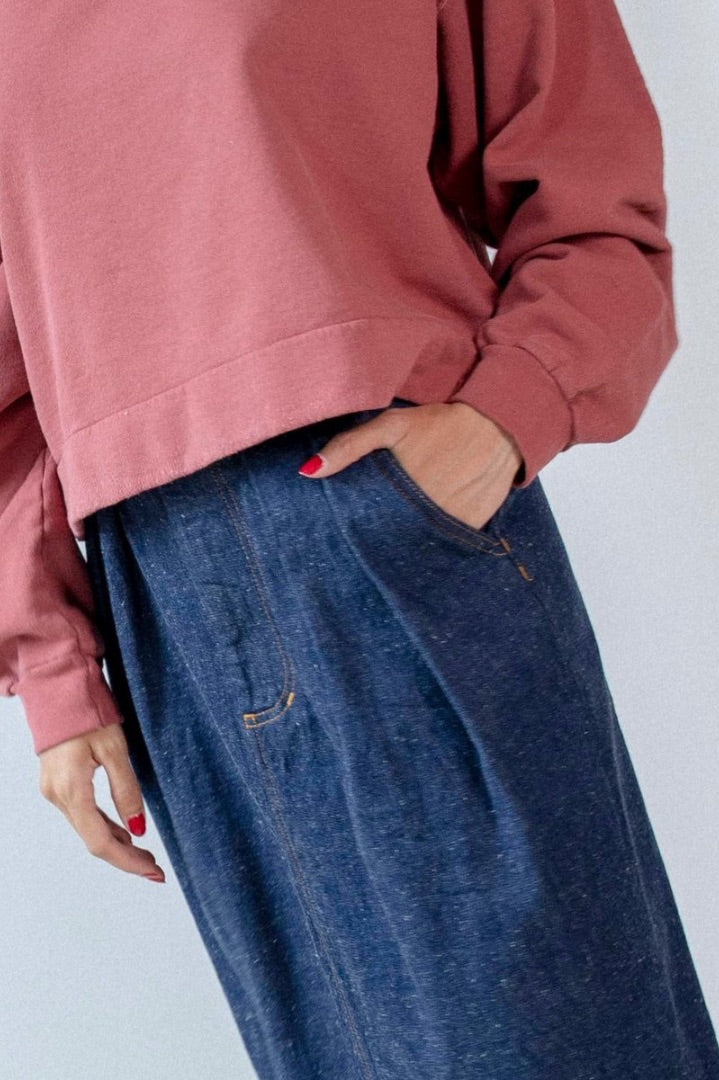 Rachel Comey Danziger Skirt in Raw Indigo - Size 2