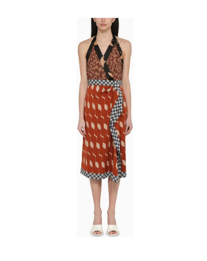 Dries Van Noten Silk-Blend Dress - Size 38