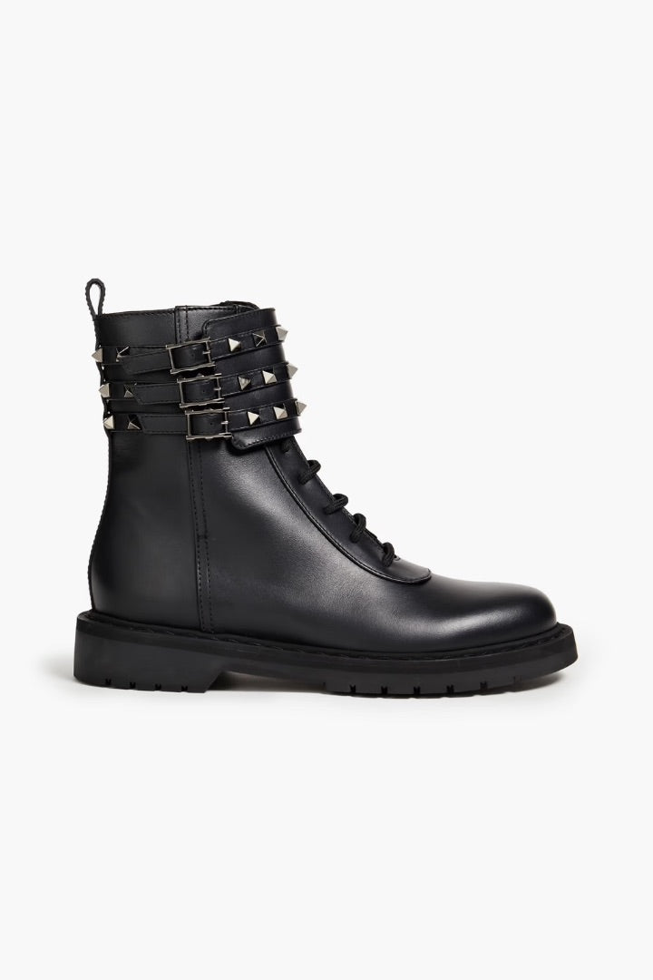 Valentino Rockstud Combat Boot 39