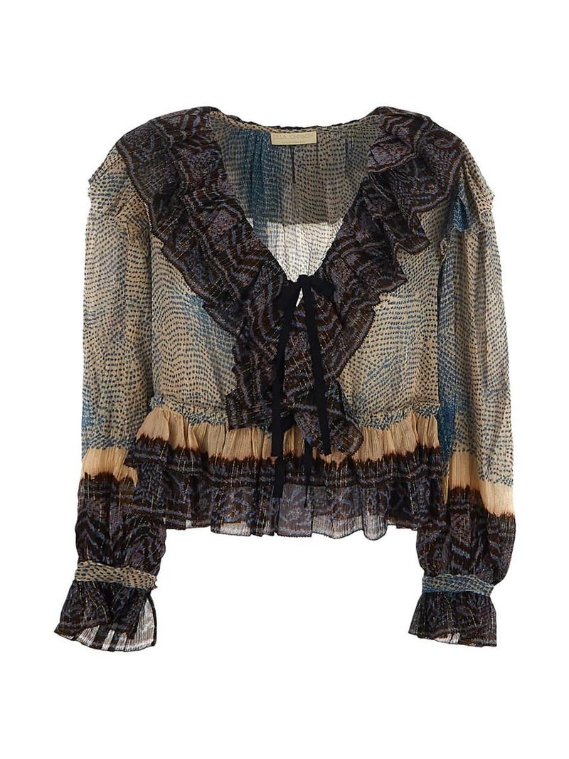 Ulla Johnson Moonstone Vivian Blouse in Multicolour - Size 4