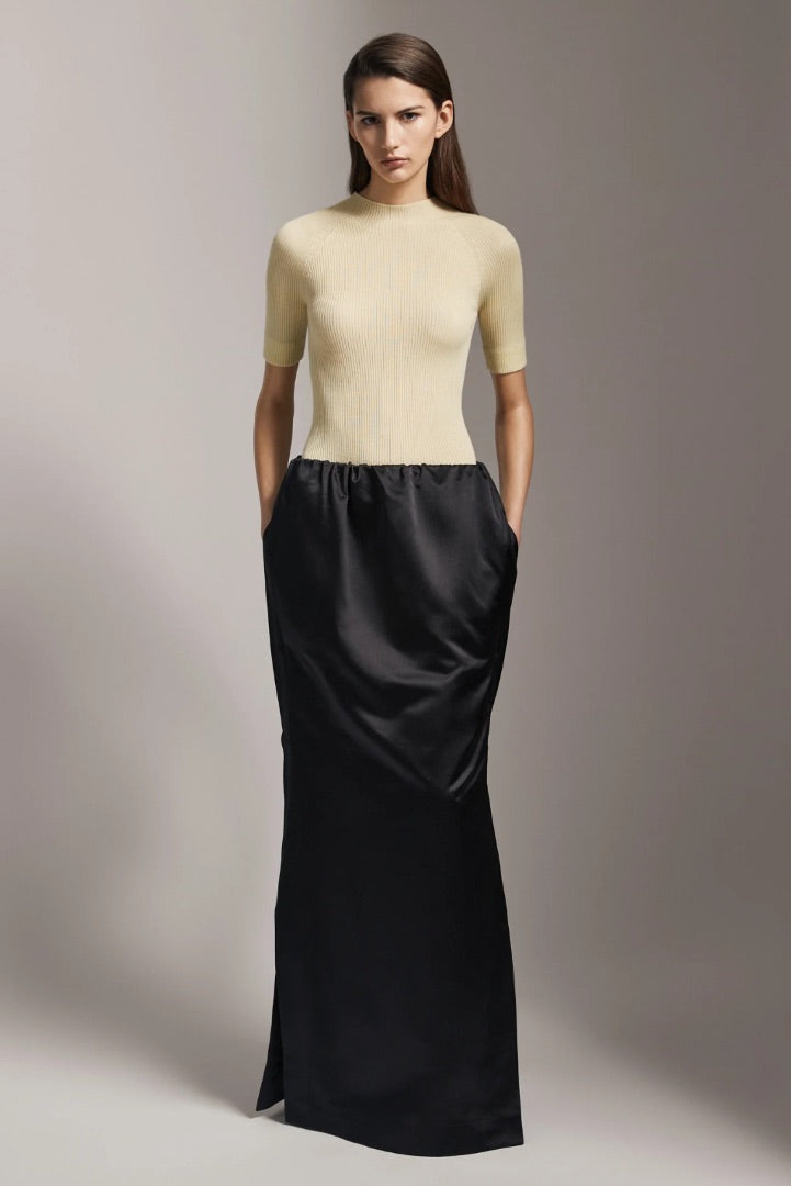 Sa Su Phi Gilda Long Skirt in Silk Duchesse - Size 40