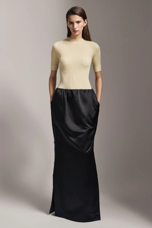 Sa Su Phi Gilda Long Skirt in Silk Duchesse - Size 40