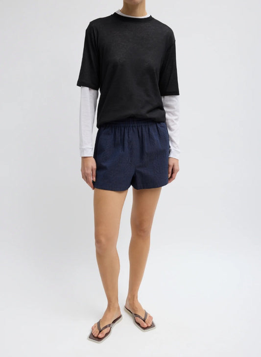 Tibi Crepon Pull On Shorts (No size tag. Fits like a Small)