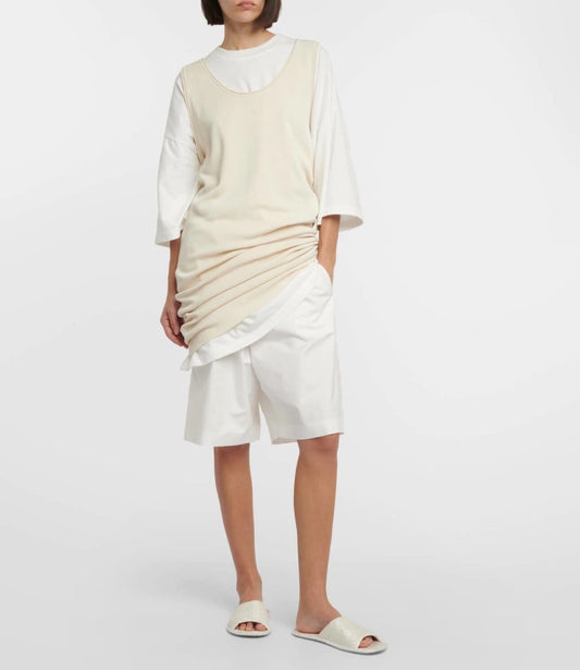 The Row Stanton Cotton Shorts - Size XS (Oversized)