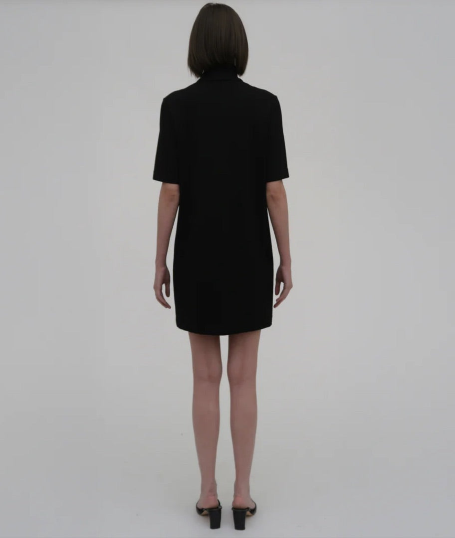 Rosetta Getty Zip-Up Shift Dress - Size Small
