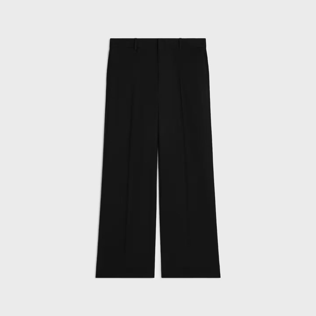 Celine Ethan Trousers In Wool Gabardine - Size 36
