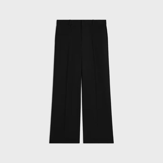 Celine Ethan Trousers In Wool Gabardine - Size 36