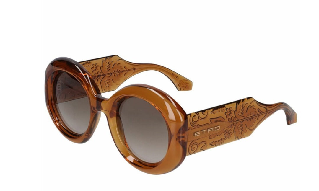 Etro Paisley Round Sunglasses