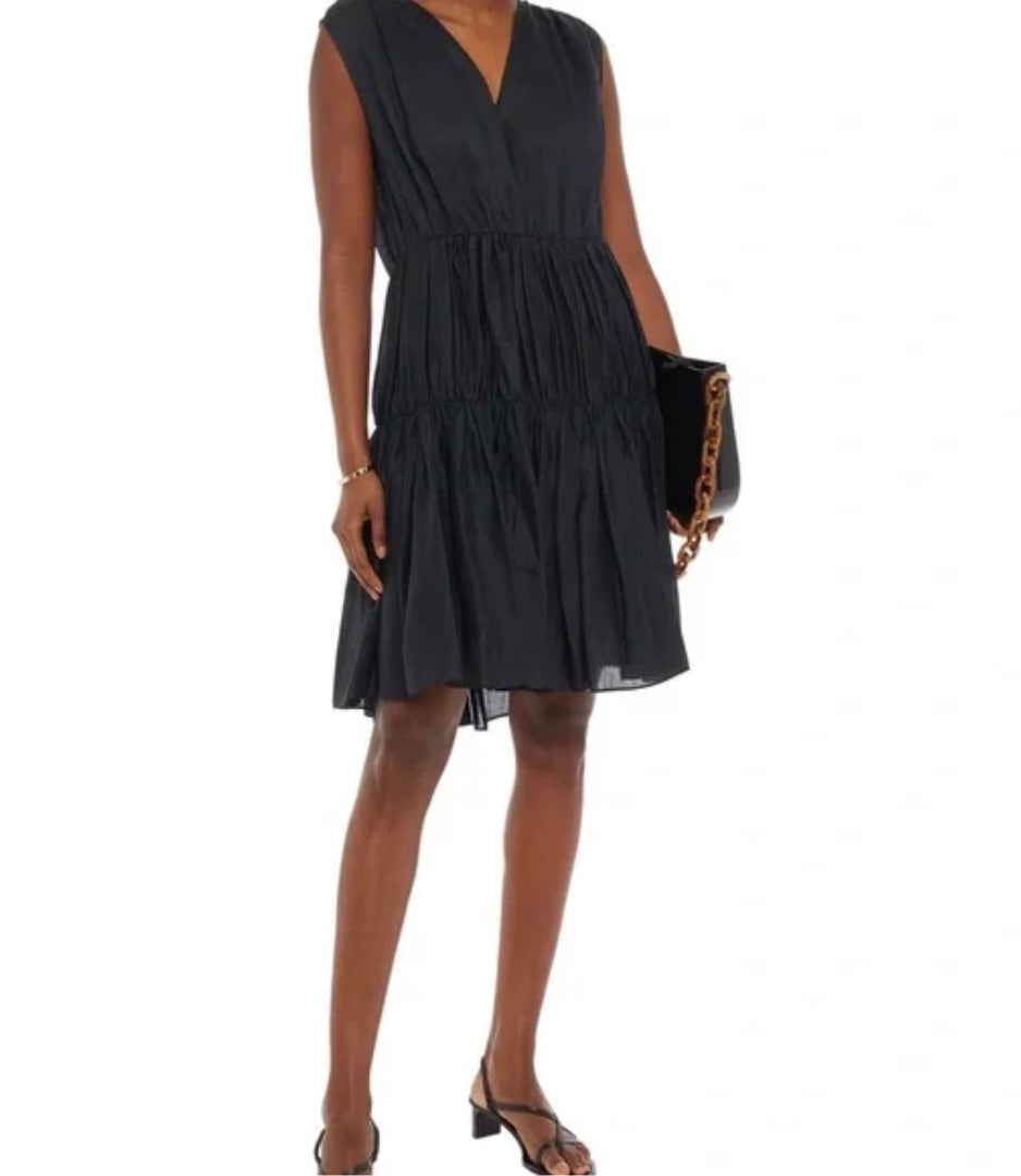 Joseph Black Ramie Sleeveless Dress - Size 36 (Fits like a M/L)