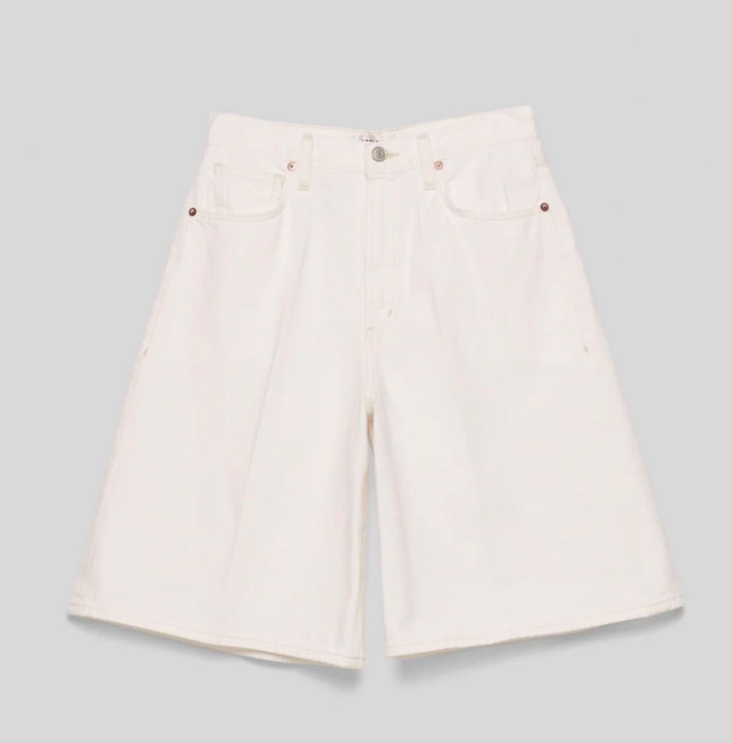 Agolde Nolan Shorts in Milkshake - Size 28