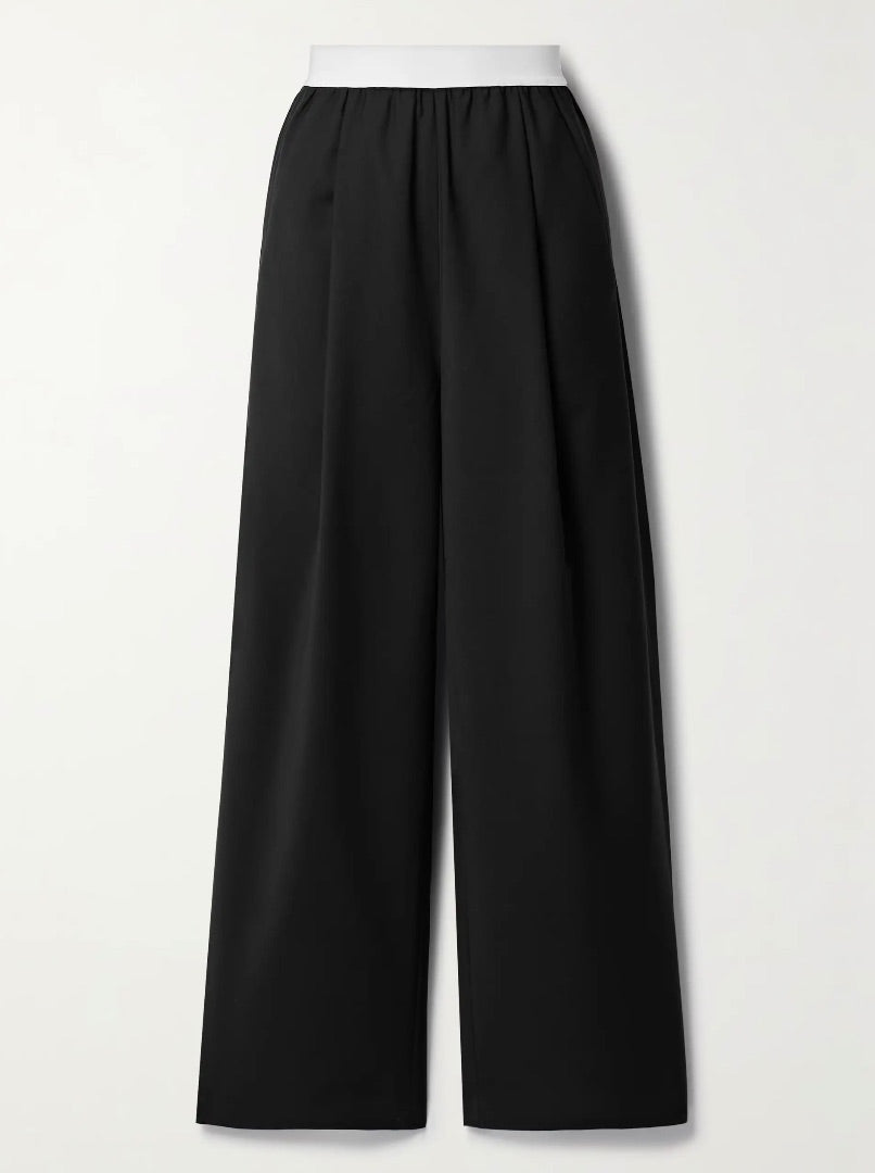 TIBI Merit pleated recycled wide leg pant NWT XS